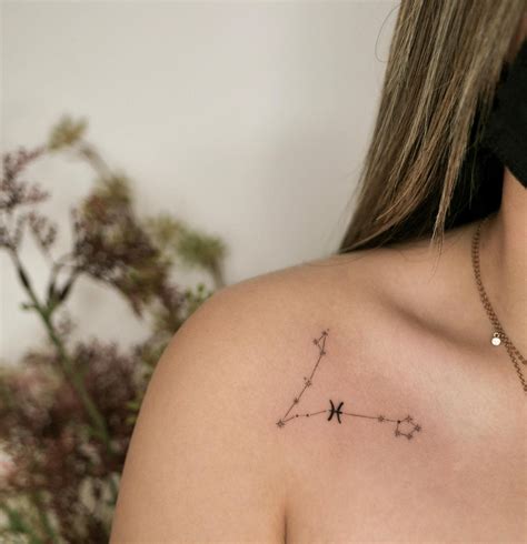 pisces tattoo constellation|pisces constellation tattoo guide.